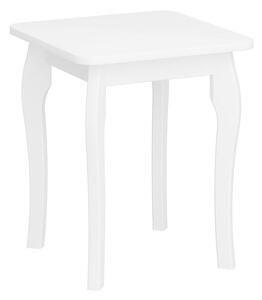 Konsimo Sp. z o.o. Sp. k. Odkládací stolek BAROQUE 45,6x39 cm bílá KO0135