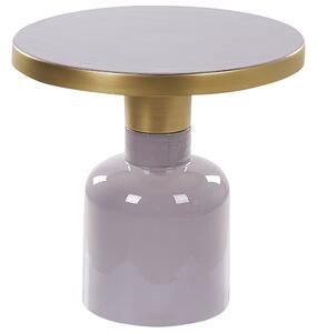 Kovový odkládací stolek fialový LOMITA