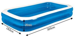 Bestent Bazén 305x183x50cm rodinný nafukovací modrý