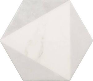 Protiskluzová dlažba Equipe Carrara Hexagon Peak 17,5x20