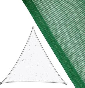 3198 Stínící plachty Markýza Zelená Polyetylen 500 x 500 x 0,5 cm