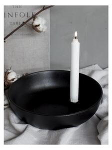Keramický svícen Lidatorp Glossy Black XL Storefactory Scandinavia
