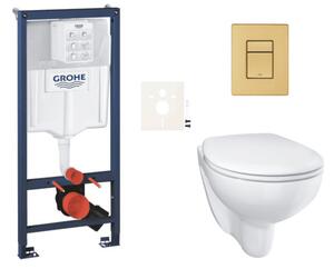 Závěsný wc set do lehkých stěn / předstěnová montáž GROHE Bau Ceramic SIKOGRSBAUSCGN0
