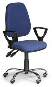 Kancelářská židle Comfort Biedrax Z9672M s područkami a chromovaným křížem