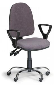 Kancelářská židle Torino Biedrax Z9647S s područkami a chromovaným křížem
