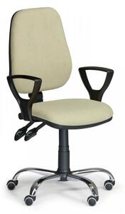 Kancelářská židle Comfort Biedrax Z9672Z s područkami a chromovaným křížem