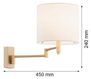 Argon 8314 - Nástěnná lampa DOLCE 1xE27/15W/230V