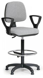 Kancelářská židle Milano Biedrax Z9609S s opěrným kruhem a područkami