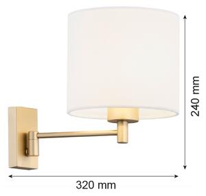Argon 8370 - Nástěnná lampa DOLCE 1xE27/15W/230V