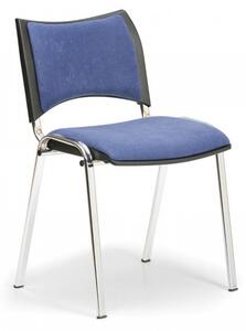 Konferenční čalouněná židle, modrá Biedrax Z9106M