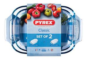 3805 Sada nádob na pečení Pyrex Classic Transparentní Borosilikátové sklo (2 pcs)