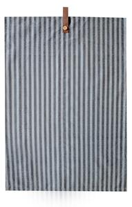 Kuchyňská utěrka Kvarnasen Grey Stripe 50x70 cm Storefactory Scandinavia