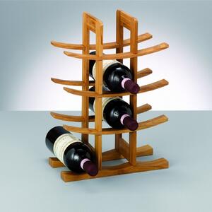 Bambusový stojan na víno - 12 lahví, ZELLER