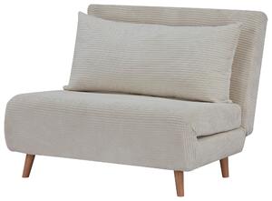 ROZKLÁDACÍ KŘESLO NA SPANÍ, textil, krémová MID.YOU - Online Only křesla & taburety, Online Only 7