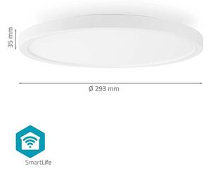 Nedis WIFILAC31WT - LED RGBW Stmívatelné svítidlo LED/18W/230V 2700-6500K Wi-Fi