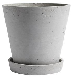 Květináč Flowerpot s podmiskou Grey XL HAY