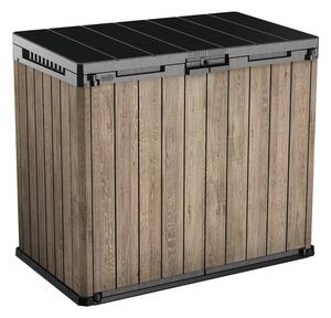 Hnědý plastový zahradní úložný box Deco – Keter