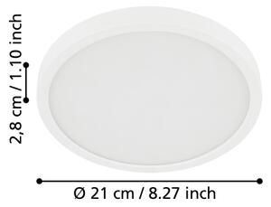 Eglo 900654 - LED Koupelnové stropní svítidlo FUEVA LED/17W/230V bílá IP44