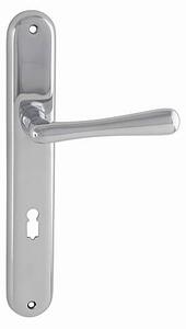 Dveřní kování MP Elegant (OC), klika-klika, WC klíč, MP OC (chrom lesklý), 90 mm