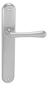Dveřní kování MP Elegant (OCS - Chrom broušený), klika-klika, Otvor pro obyčejný klíč BB, MP OCS (chrom broušený), 90 mm