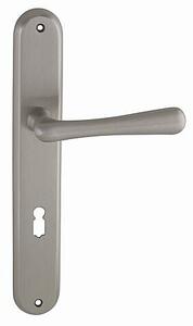 Dveřní kování MP Elegant (ONS), klika-klika, Otvor pro obyčejný klíč BB, MP ONS (nikl broušený), 72 mm
