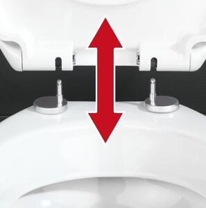 Wenko Astera záchodové prkénko pomalé sklápění bílá 22409100