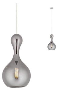Redo 01-2259 - Lustr na lanku LOB 1xE27/42W/230V pr. 22 cm šedá