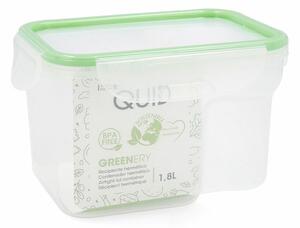 Hermetická obědová krabice Quid Greenery 1,8 L Transparentní Plastické (Pack 4x)