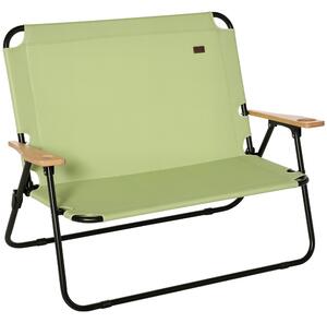 Zaoblený zahradní stůl Outsunny s keramickým mozaikovým topem, kovový rám, Ø35.5x53.5cm, modrý a bílý | Aosom