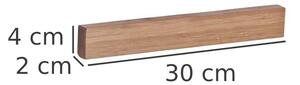 Magnetický držák na nože, 100% bambus, ZELLER