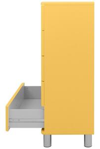 Žlutá lakovaná komoda Tenzo Malibu 86 x 41 cm III