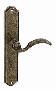 Dveřní kování MP NI - RAMA (OBA - Antik bronz), klika-klika, Otvor pro obyčejný klíč BB, MP OBA (antik bronz), 90 mm