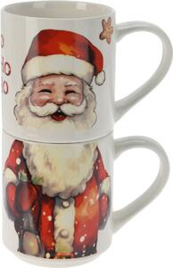 2dílná sada hrnků Santa, 265 ml, porcelán