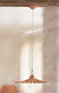 Selský keramický lustr PLISSE TERRACOTTA 2012.2