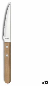 Nůž na maso Amefa Pizza Bois Kov Dřevo (21 cm) (Pack 12x)
