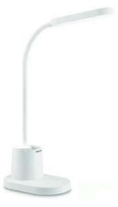 Philips Bucket stolní LED lampa 1x7,5W 200lm 3000/4000/5700K IP20 USB krokové stmívání, bílá