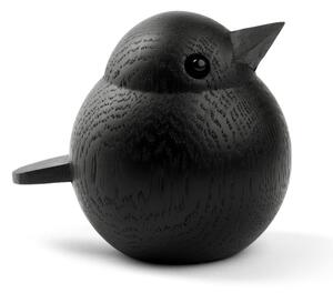 Dřevěný ptáček Baby Sparrow Black Stained Oak Novoform