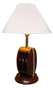 Dřevěná stolní lampa Ahoi, výška 39 cm