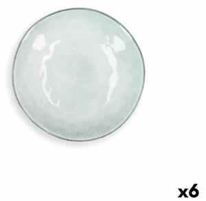 Plochá Mísa Quid Boreal Modrý Keramický Ø 21 cm (6 kusů) (Pack 6x)