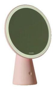 Philips Mirror stolní svítidlo se zrcadlem 1x4.5W 60lm 3000/4000/5000K USB, růžové