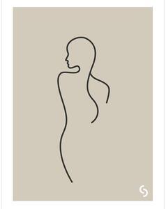 Plakát She Silhouette 50x70 cm Storefactory Scandinavia