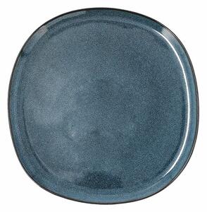 Plochá Mísa Bidasoa Ikonic Modrý Keramický 20,2 x 19,7 x 1,3 cm (6 kusů) (Pack 6x)
