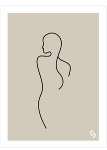 Plakát Hon Silhouette 30x40 cm Storefactory Scandinavia