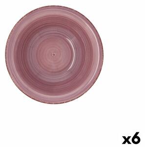 Miska Quid Peoni Vita Keramický Růžový (18 cm) (Pack 6x)
