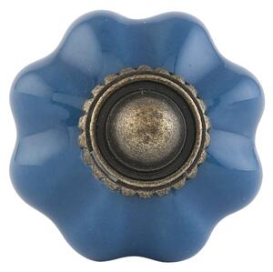 Keramická úchytka Cathelijne modrá – 3 cm