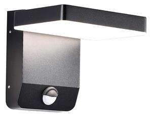 LED Venkovní nástěnné svítidlo se senzorem LED/17W/230V 3000K černá