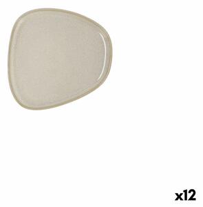 Plochá Mísa Bidasoa Ikonic Bílý Keramický 14 x 13,6 cm (12 kusů) (Pack 12x)