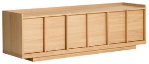 Kave Home Dubový TV stolek Onix 150 x 40 cm