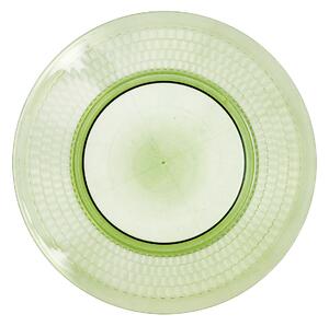 Plochá Mísa Quid Viba Zelená Plastické Ø 27 cm 27 cm (12 kusů) (Pack 12x)