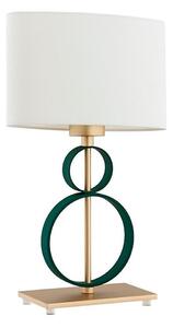 Argon 8317 - Stolní lampa PERSEO 1xE27/15W/230V 42 cm krémová/zelená